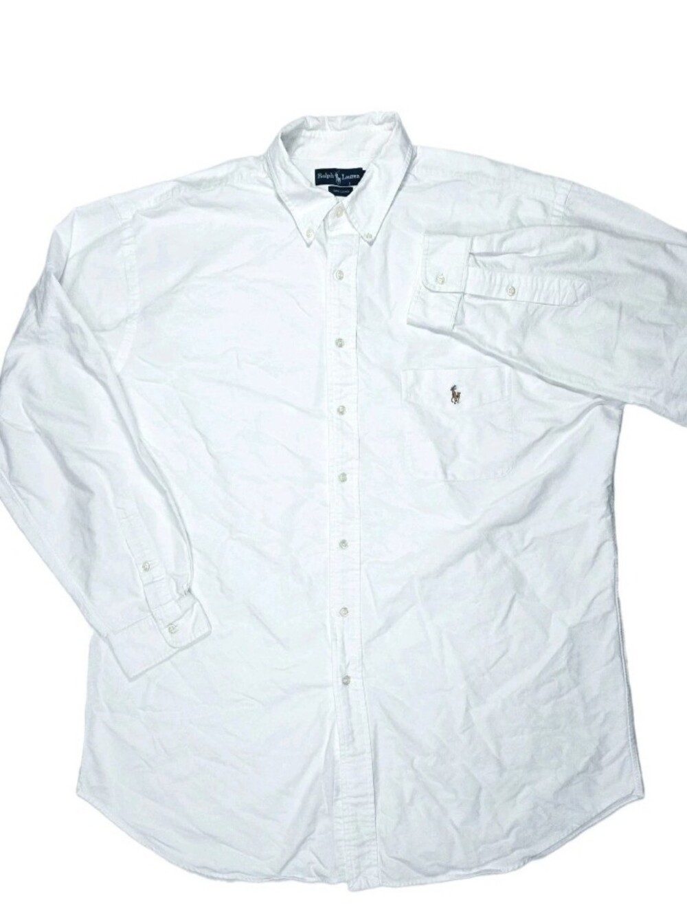 Ralph Lauren Button Down Oxford Shirt Size 2XLT Long Sleeve Vintage Quiet Luxury